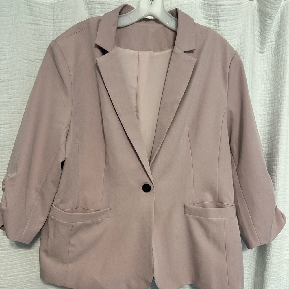 Women's Blazer Jacket in Mauve